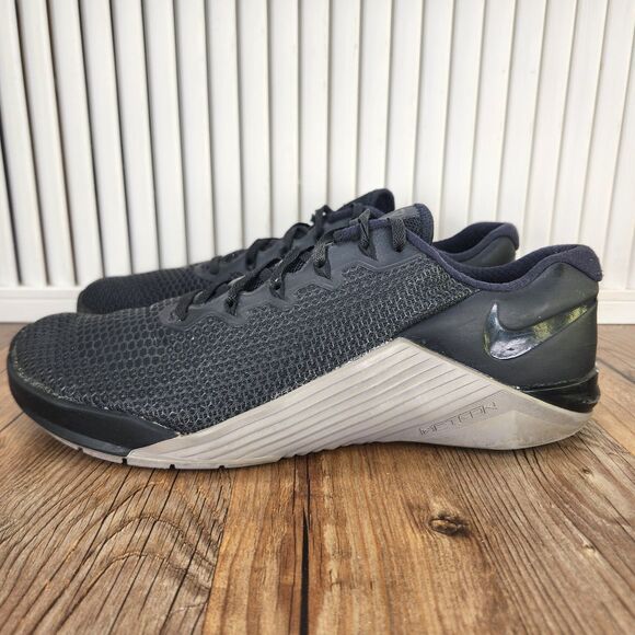Nike Metcon 5 Training Sneakers Mens Sz 10.5 Black Trainer Gym Shoes AQ1189-001 main image 4